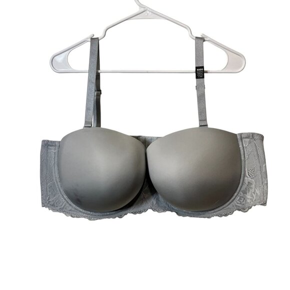 Torrid 50DD Bombshell Everyday Strapless Lined Bra With Lace & Removable Multi-W - Picture 1 of 7